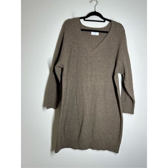 Old Navy SoSoft Cocoon Mini Knit Sweater Dress Brown Size 2X - Picture 1 of 11